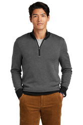Brooks Brothers  Washable Merino Birdseye 1/4-Zip Sweater BB18412